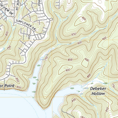 United States Geological Survey Iconium, MO (2021, 24000-Scale) digital map