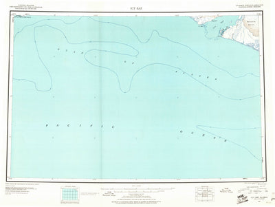 United States Geological Survey Icy Bay, AK (1950, 250000-Scale) digital map
