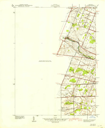 United States Geological Survey Ida, MI (1940, 24000-Scale) digital map