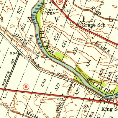 United States Geological Survey Ida, MI (1940, 24000-Scale) digital map