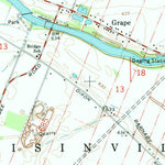 United States Geological Survey Ida, MI (1972, 24000-Scale) digital map