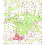 United States Geological Survey Idabel, OK (1950, 24000-Scale) digital map