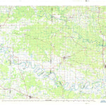 United States Geological Survey Idabel, OK-AR-TX (1986, 100000-Scale) digital map