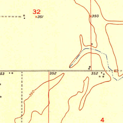 United States Geological Survey Idabel SE, OK-TX (1951, 24000-Scale) digital map