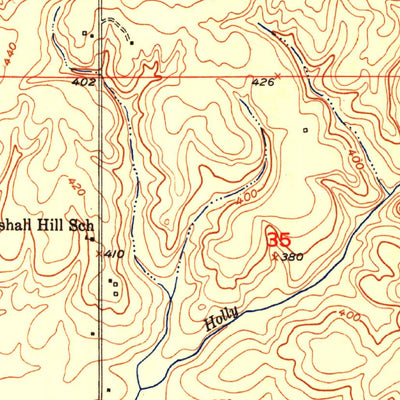 United States Geological Survey Idabel SE, OK-TX (1951, 24000-Scale) digital map