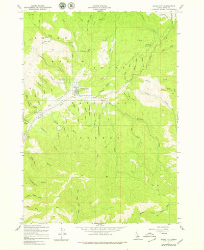 United States Geological Survey Idaho City, ID (1957, 24000-Scale) digital map