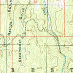 United States Geological Survey Idaho City, ID (1998, 24000-Scale) digital map
