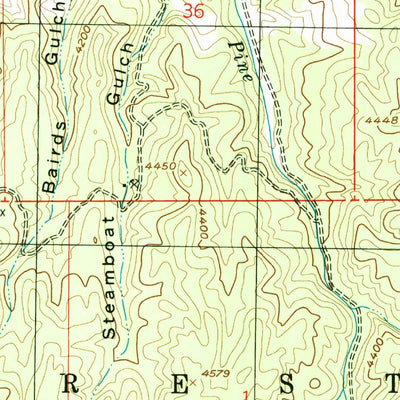 United States Geological Survey Idaho City, ID (1998, 24000-Scale) digital map