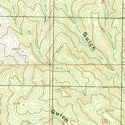United States Geological Survey Idaho City, ID (1998, 24000-Scale) digital map