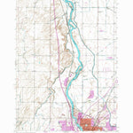 United States Geological Survey Idaho Falls North, ID (1948, 24000-Scale) digital map