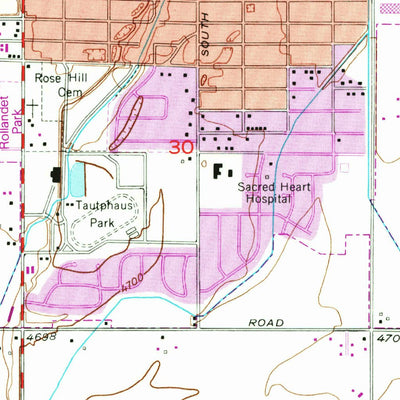 United States Geological Survey Idaho Falls South, ID (1948, 24000-Scale) digital map