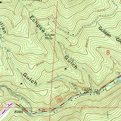 United States Geological Survey Idaho Springs, CO (1957, 24000-Scale) digital map