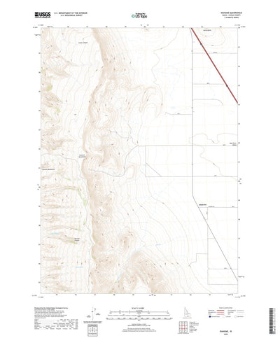 United States Geological Survey Idahome, ID (2020, 24000-Scale) digital map