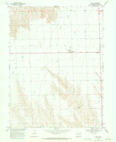 United States Geological Survey Idalia, CO (1968, 24000-Scale) digital map