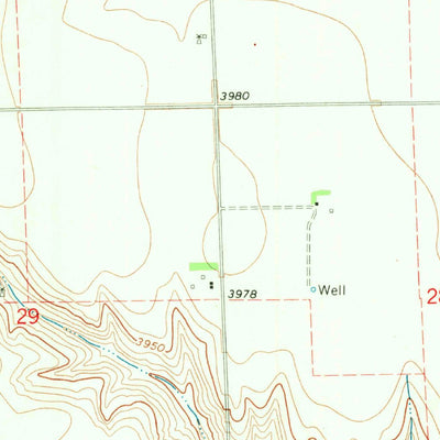 United States Geological Survey Idalia, CO (1968, 24000-Scale) digital map