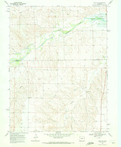 United States Geological Survey Idalia SE, CO (1969, 24000-Scale) digital map