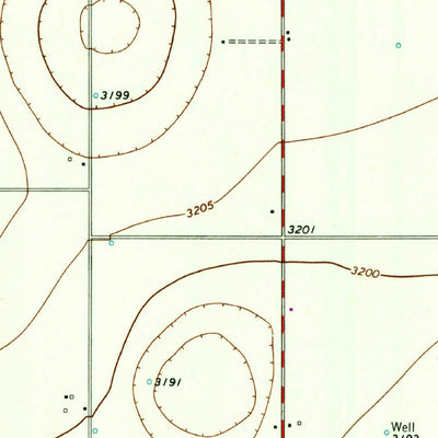 United States Geological Survey Idalou, TX (1965, 24000-Scale) digital map