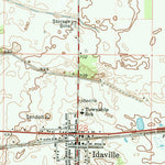 United States Geological Survey Idaville, IN (1962, 24000-Scale) digital map
