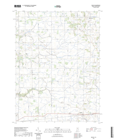 United States Geological Survey Idaville, IN (2022, 24000-Scale) digital map