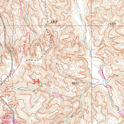 United States Geological Survey Ideal NE, SD (1951, 24000-Scale) digital map
