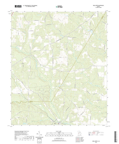 United States Geological Survey Ideal North, GA (2020, 24000-Scale) digital map
