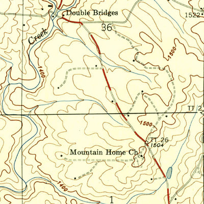 United States Geological Survey Ider, AL (1947, 24000-Scale) digital map