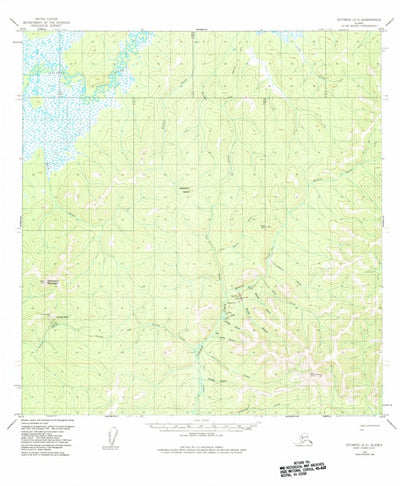 United States Geological Survey Iditarod A-5, AK (1954, 63360-Scale) digital map