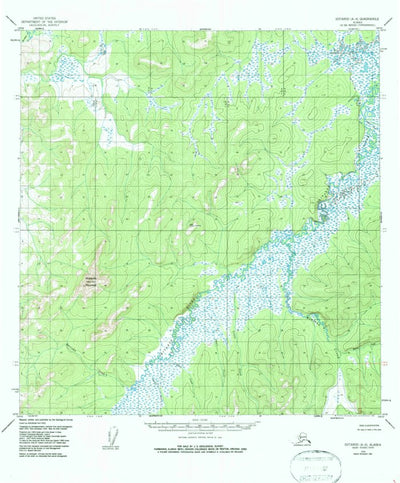 United States Geological Survey Iditarod A-6, AK (1954, 63360-Scale) digital map