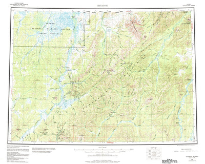 United States Geological Survey Iditarod, AK (1956, 250000-Scale) digital map