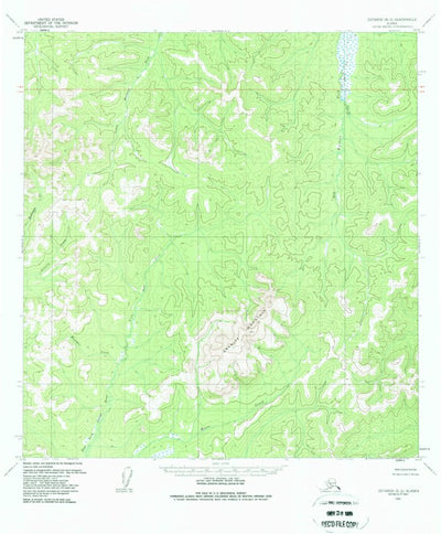 United States Geological Survey Iditarod B-2, AK (1954, 63360-Scale) digital map