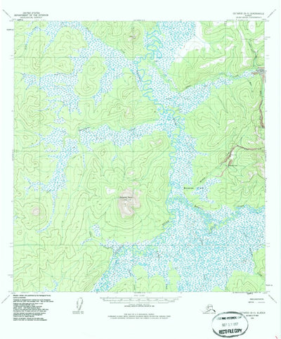 United States Geological Survey Iditarod B-5, AK (1954, 63360-Scale) digital map