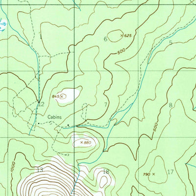 United States Geological Survey Iditarod B-5, AK (1954, 63360-Scale) digital map