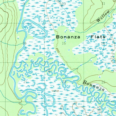 United States Geological Survey Iditarod B-5, AK (1954, 63360-Scale) digital map