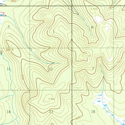 United States Geological Survey Iditarod B-6, AK (1954, 63360-Scale) digital map