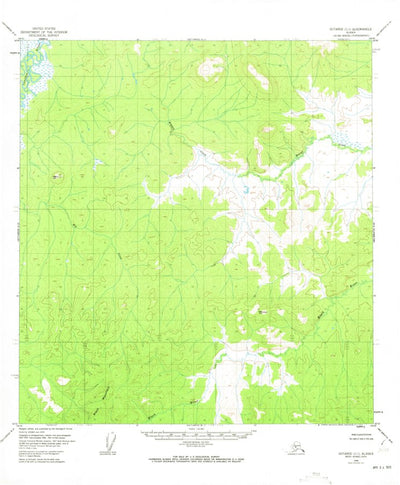 United States Geological Survey Iditarod C-1, AK (1956, 63360-Scale) digital map