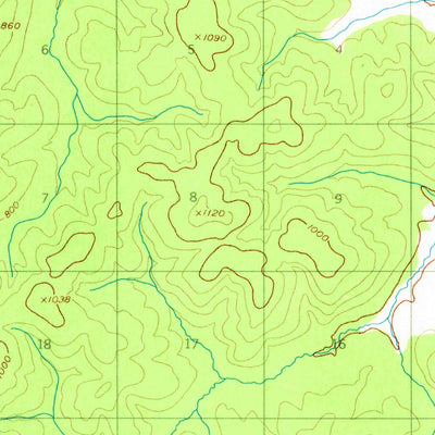 United States Geological Survey Iditarod C-1, AK (1956, 63360-Scale) digital map