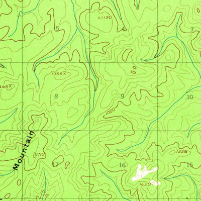 United States Geological Survey Iditarod C-1, AK (1956, 63360-Scale) digital map