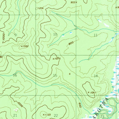 United States Geological Survey Iditarod C-2, AK (1954, 63360-Scale) digital map