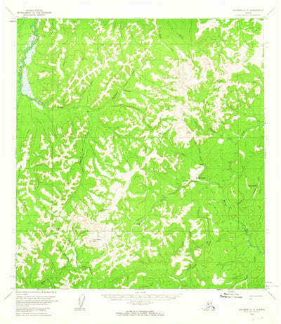 United States Geological Survey Iditarod C-3, AK (1954, 63360-Scale) digital map