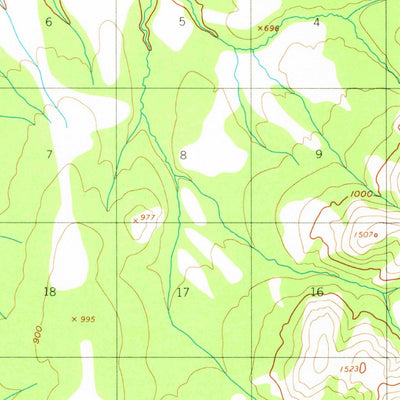 United States Geological Survey Iditarod C-4, AK (1954, 63360-Scale) digital map
