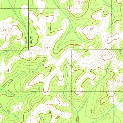 United States Geological Survey Iditarod C-4, AK (1954, 63360-Scale) digital map