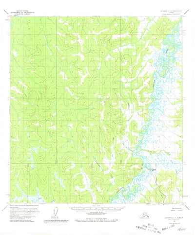 United States Geological Survey Iditarod C-5, AK (1954, 63360-Scale) digital map
