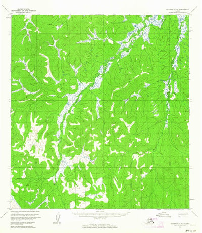 United States Geological Survey Iditarod C-6, AK (1954, 63360-Scale) digital map