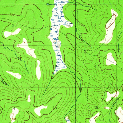 United States Geological Survey Iditarod C-6, AK (1954, 63360-Scale) digital map