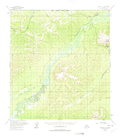 United States Geological Survey Iditarod D-1, AK (1954, 63360-Scale) digital map