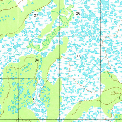 United States Geological Survey Iditarod D-6, AK (1954, 63360-Scale) digital map