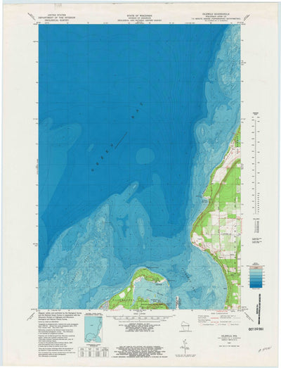 United States Geological Survey Idlewild, WI (1981, 24000-Scale) digital map
