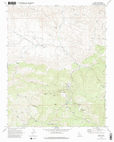United States Geological Survey Idria, CA (1969, 24000-Scale) digital map