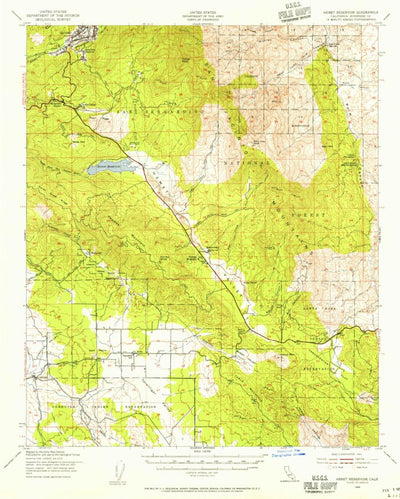 United States Geological Survey Idyllwild, CA (1940, 62500-Scale) digital map