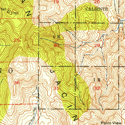 United States Geological Survey Idyllwild, CA (1940, 62500-Scale) digital map